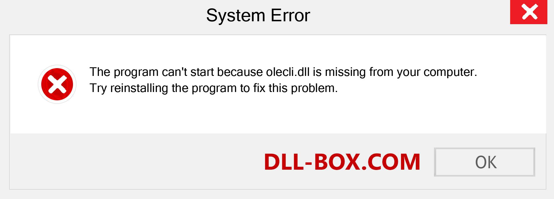  olecli.dll file is missing?. Download for Windows 7, 8, 10 - Fix  olecli dll Missing Error on Windows, photos, images